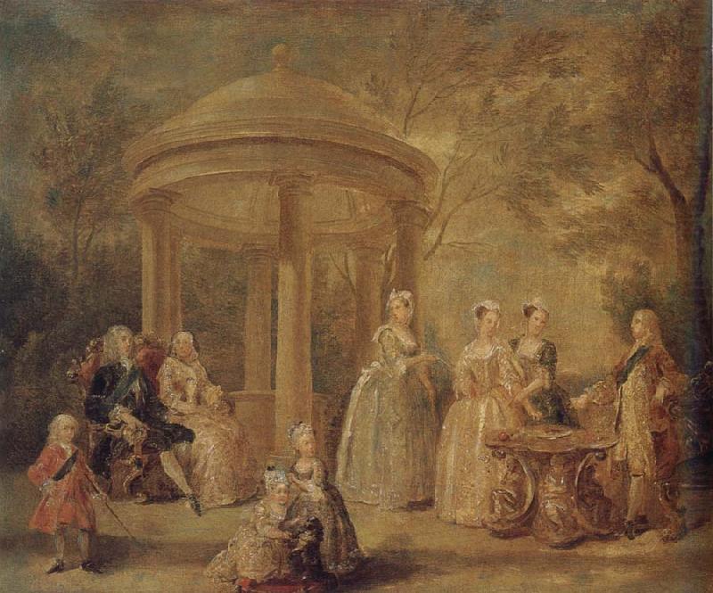 William Hogarth The Family of George china oil painting image